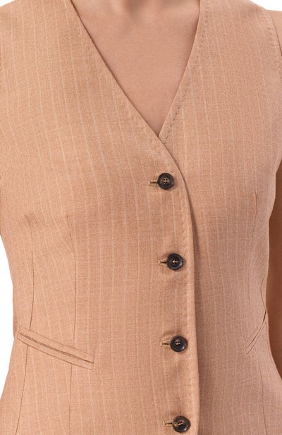 Жилет из кашемира и шелка KITON, арт. D47456K0605G, фото 5