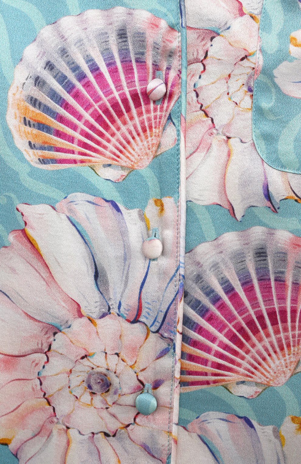 Шелковая пижама NORVEG разноцветного цвета по цене 19500 руб., арт. 24HSSSJSG-100, фото 6 Шелковая пижама NORVEG, арт. 24HSSSJSG-100, фото 6