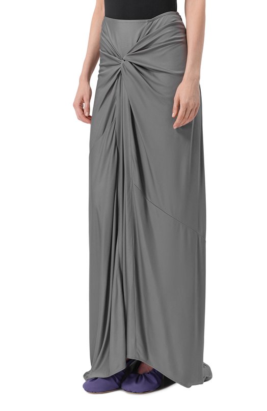 Юбка из вискозы Dries Van Noten 252-011159-2617 Серый  252-011159-2617 Фото 3