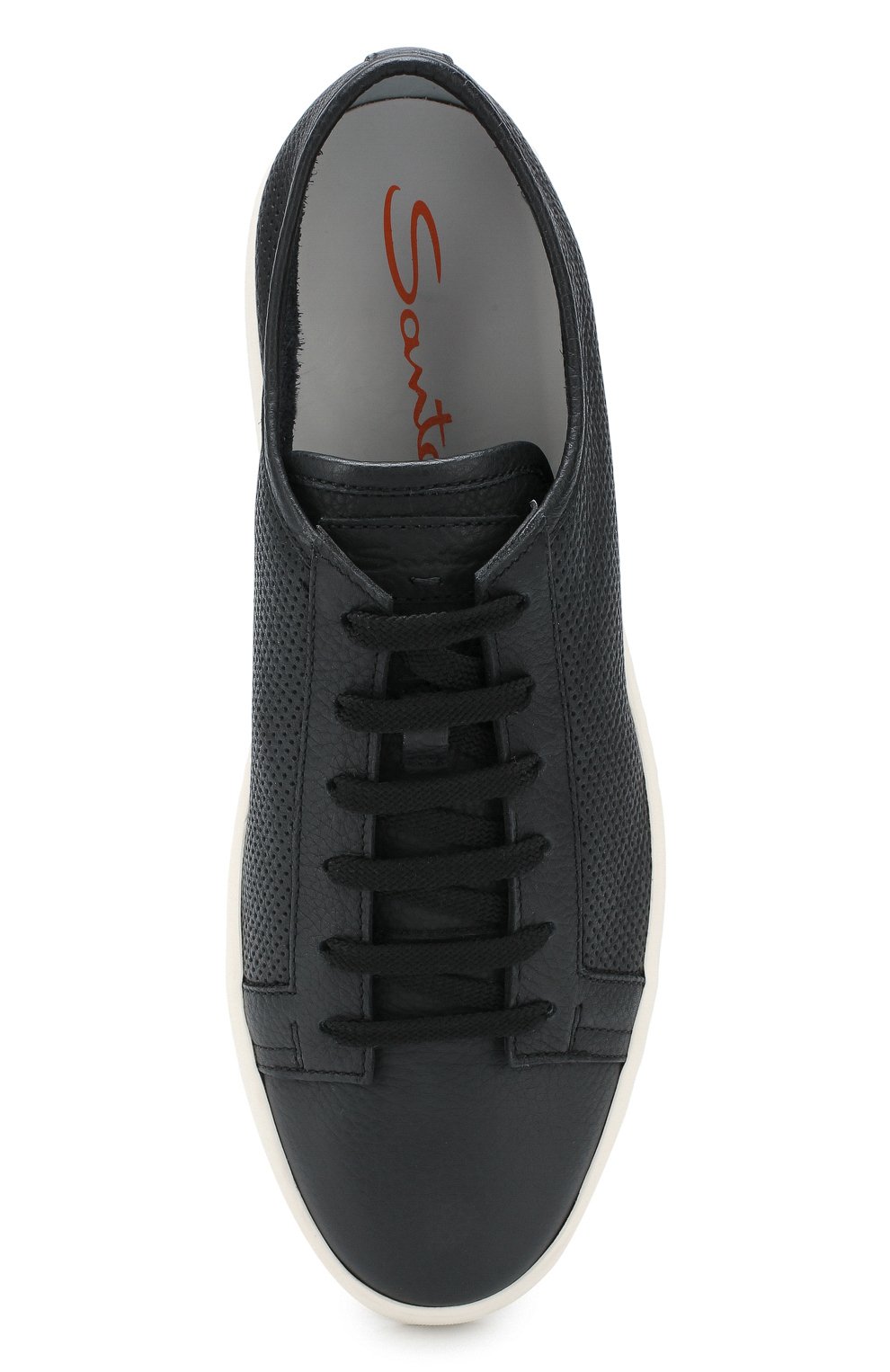 Кожаные кеды SANTONI, арт. MBCN20440BARCMIFN01, фото 5