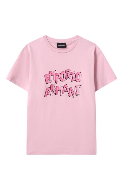 Хлопковая футболка EMPORIO ARMANI, арт. EG000230/AF13913