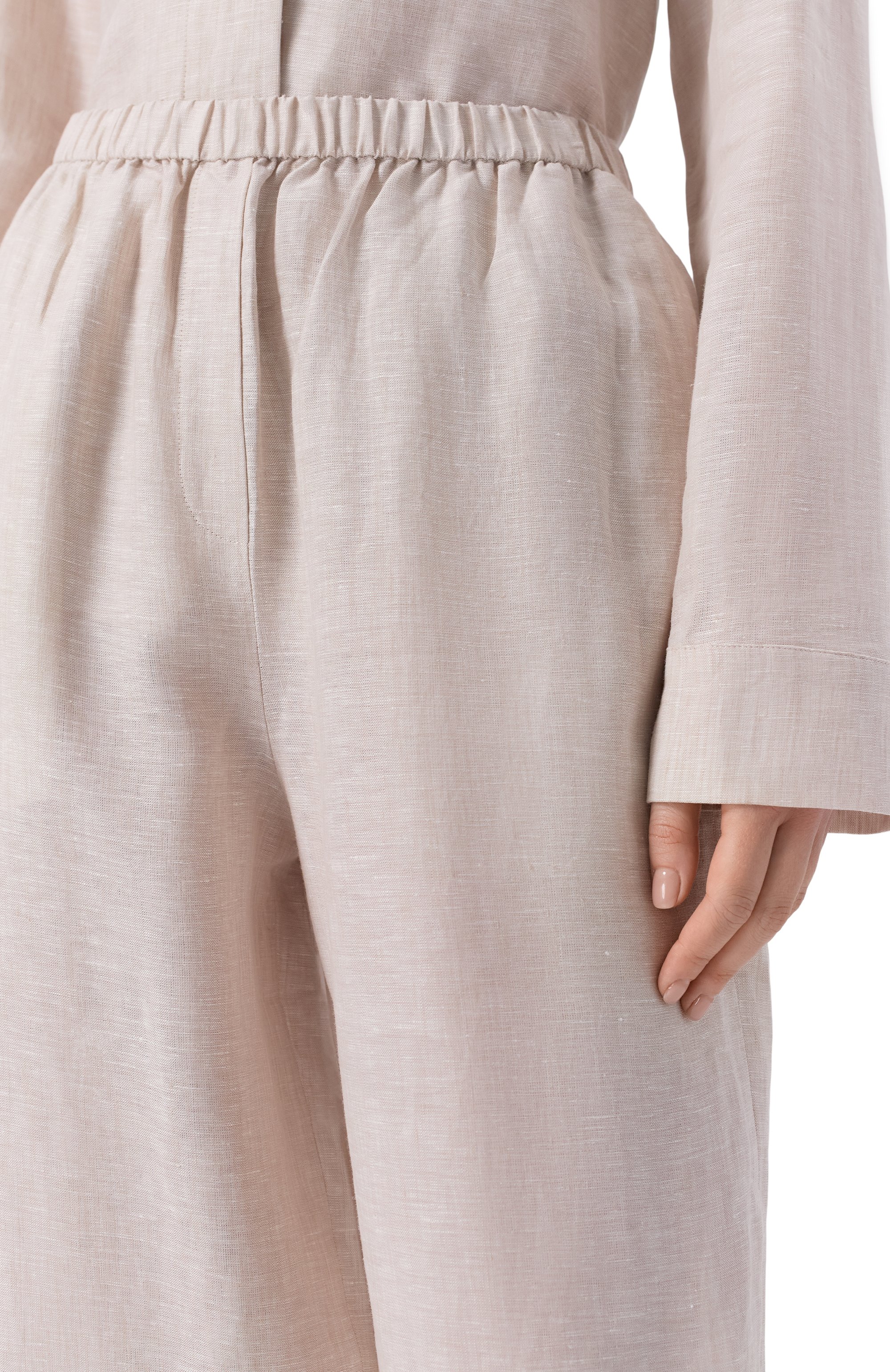 Льняные брюки 12 STOREEZ, арт. 137460, фото 5