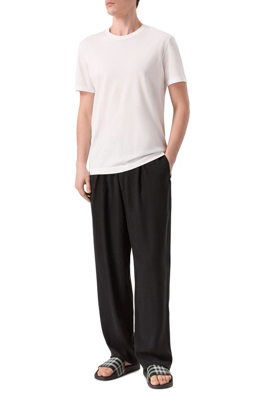 Шлепанцы Burberry 8107514 Чёрный  8107514 Фото 2