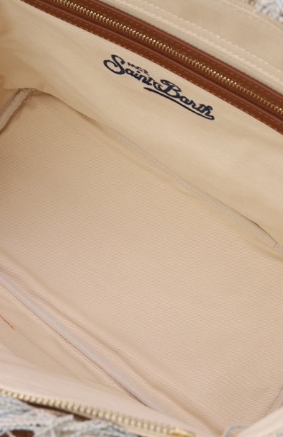 Сумка-тоут city large MC2 SAINT BARTH голубого цвета по цене 19300 руб., арт. CBF0001-01749L/CITY BAG FRINGE, фото 5 Сумка-тоут city large MC2 SAINT BARTH, арт. CBF0001-01749L/CITY BAG FRINGE, фото 5