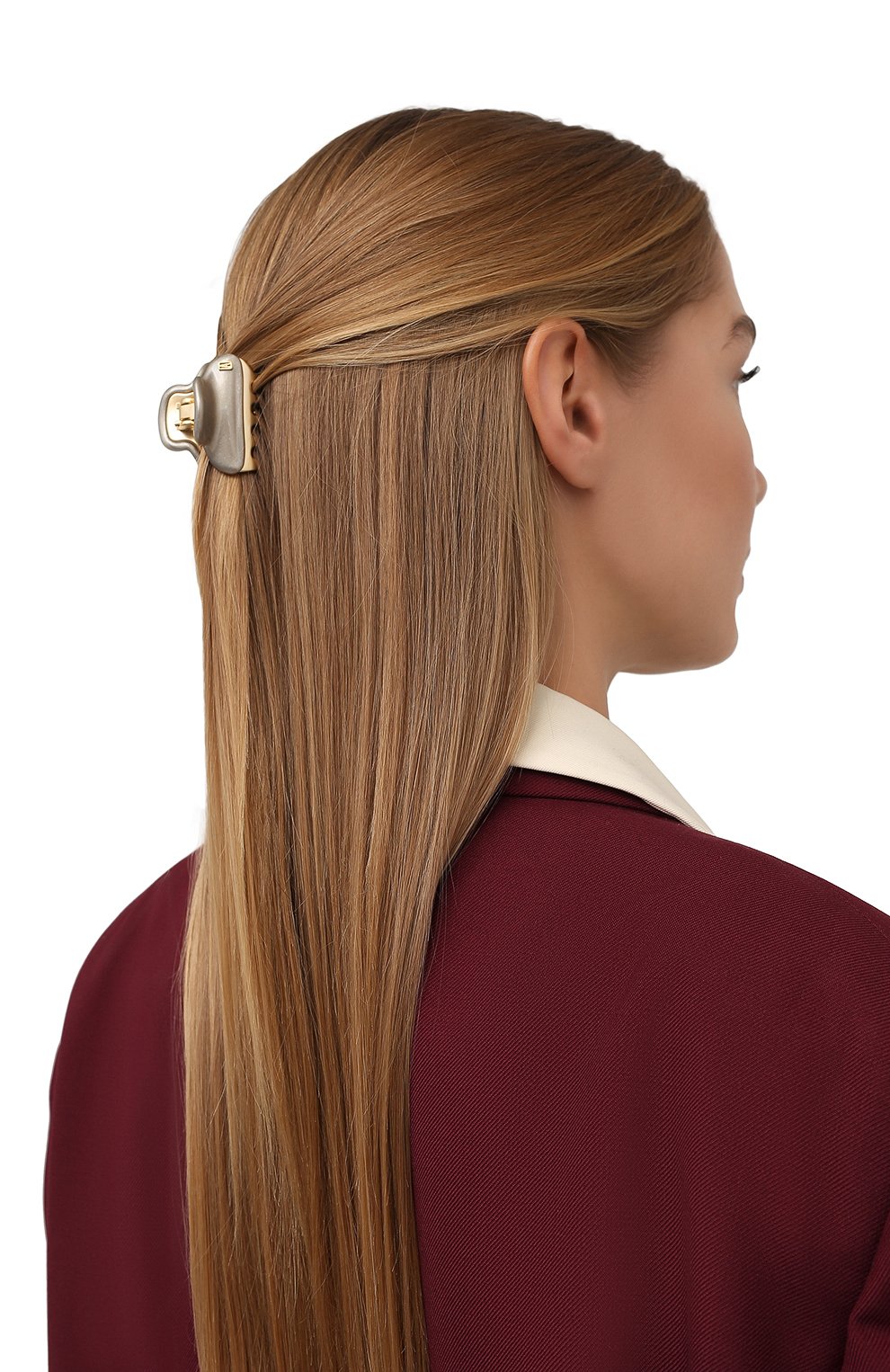 Заколка для волос ALEXANDRE DE PARIS бежевого цвета по цене 7900 руб., арт. ICC45-14339-02 G5, фото 2 Заколка для волос ALEXANDRE DE PARIS, арт. ICC45-14339-02 G5, фото 2