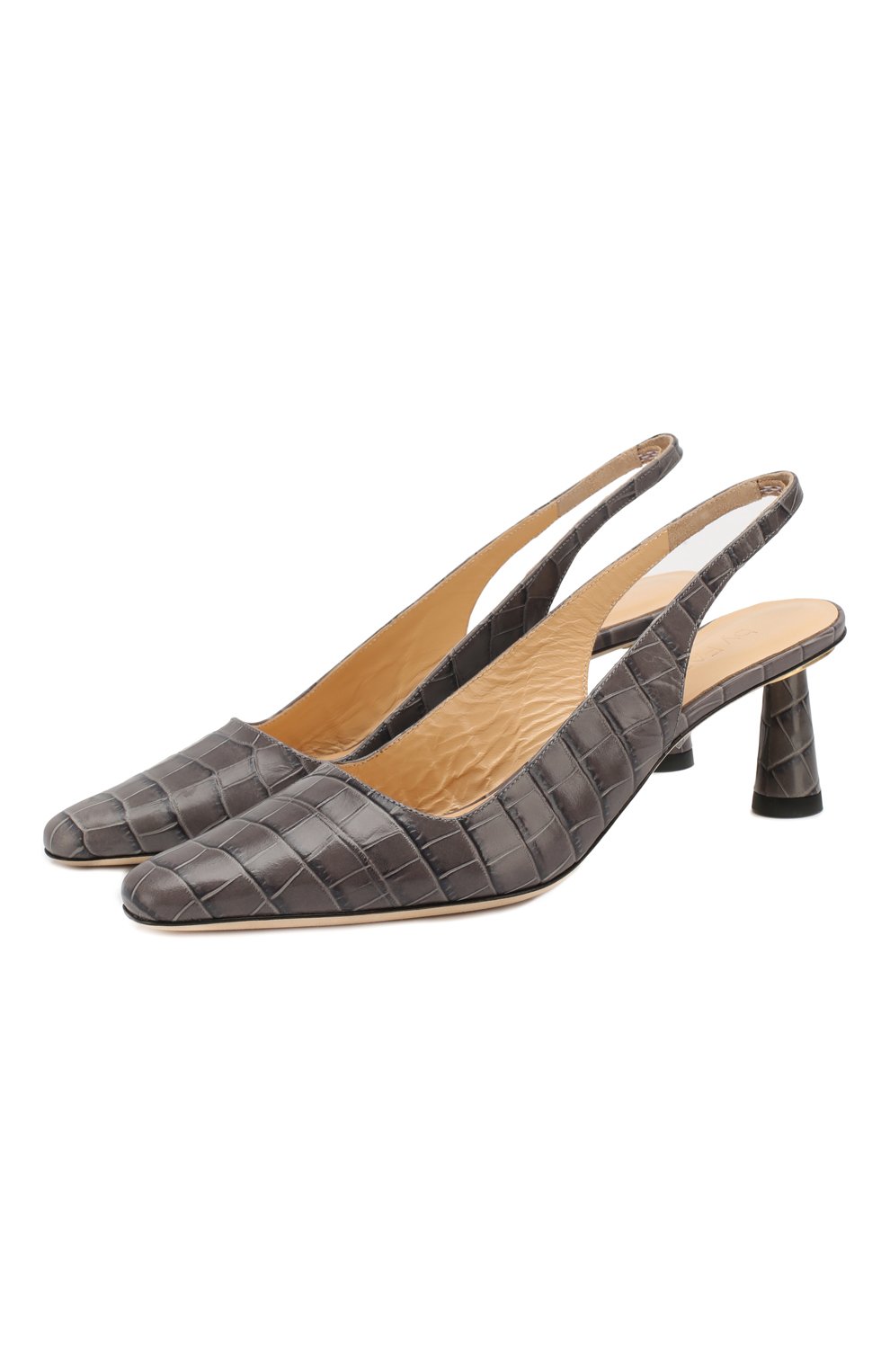 Кожаные туфли diana BY FAR, арт. 19FWDIANGRD, фото 1