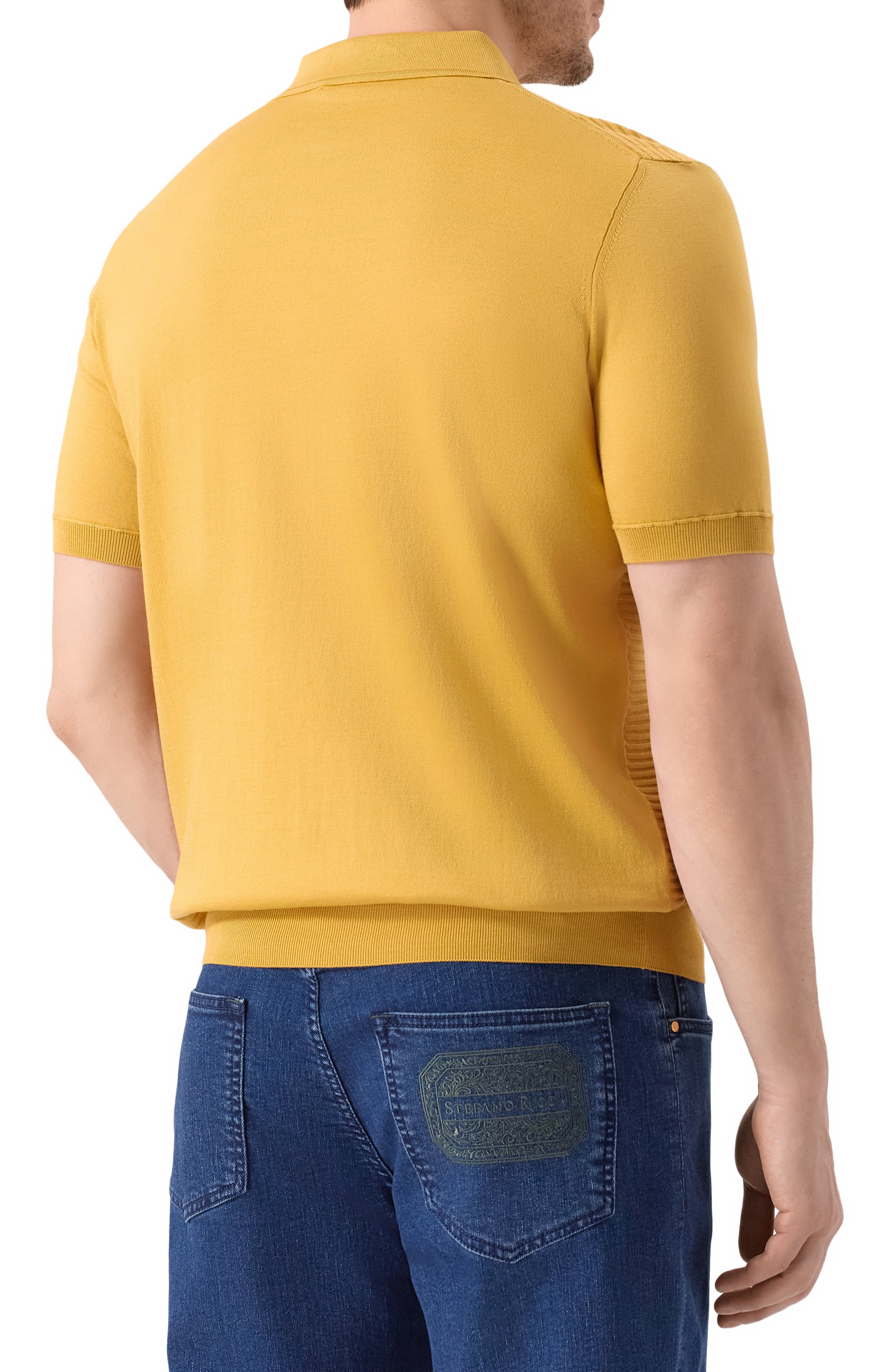 Поло из шелка и хлопка STEFANO RICCI, арт. K818104P31/F26170, фото 4