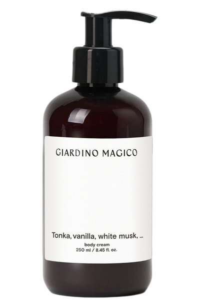 Женского крем для тела tonka, vanilla, white musk, … (250ml) GIARDINO MAGICO, арт. 4660222282903