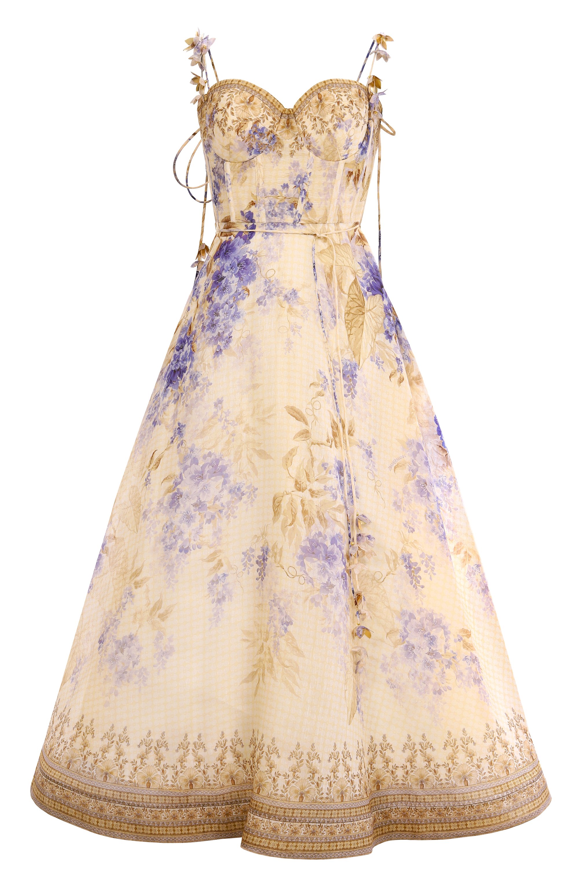 Платье изо льна и шелка ZIMMERMANN, арт. 3885DS252, фото 1