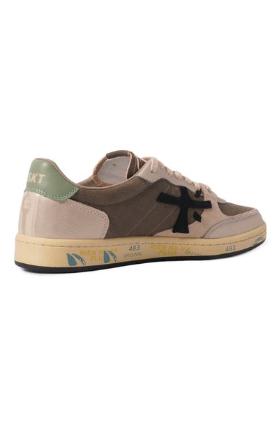 Кожаные кеды bskt clay PREMIATA темно-бежевого цвета по цене 29950 руб., арт. BSKT CLAY/VAR 8445, фото 4 Кожаные кеды bskt clay PREMIATA, арт. BSKT CLAY/VAR 8445, фото 4