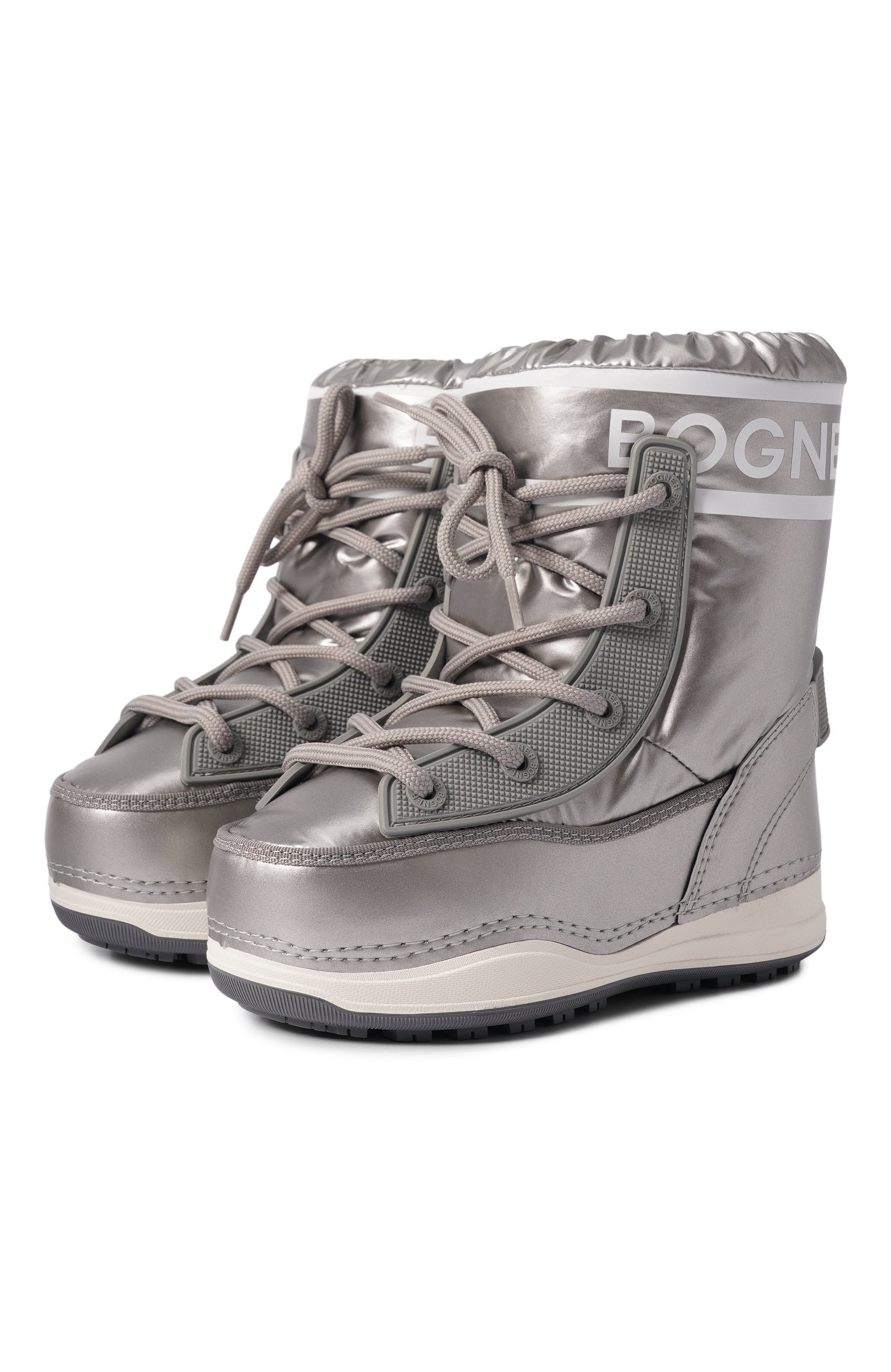 Утепленные сапоги BOGNER серебряного цвета по цене 31500 руб., арт. 42647702, фото 1 Утепленные сапоги BOGNER, арт. 42647702, фото 1