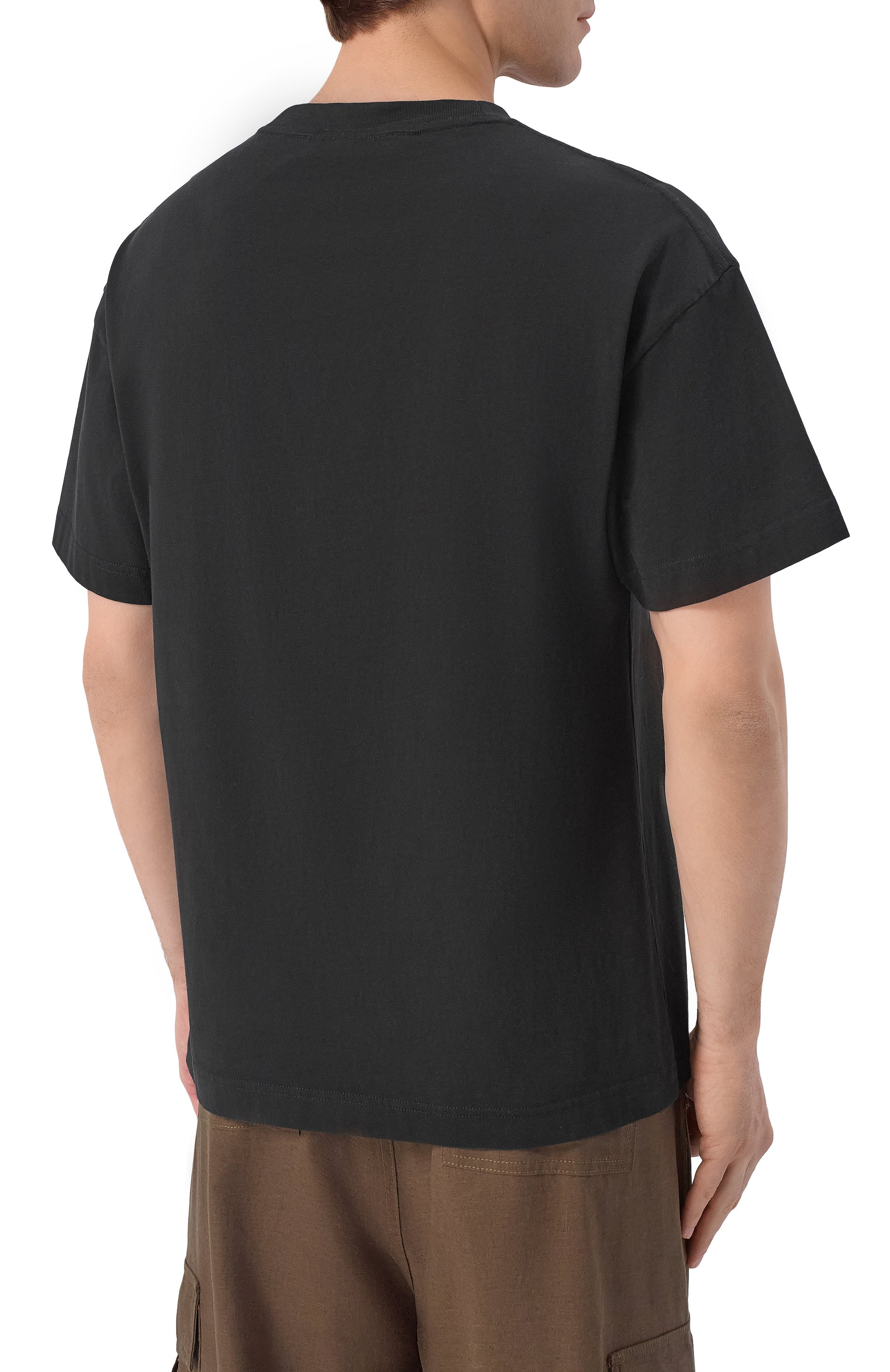 Хлопковая футболка PALM ANGELS, арт. PMAA109S26JER006, фото 4