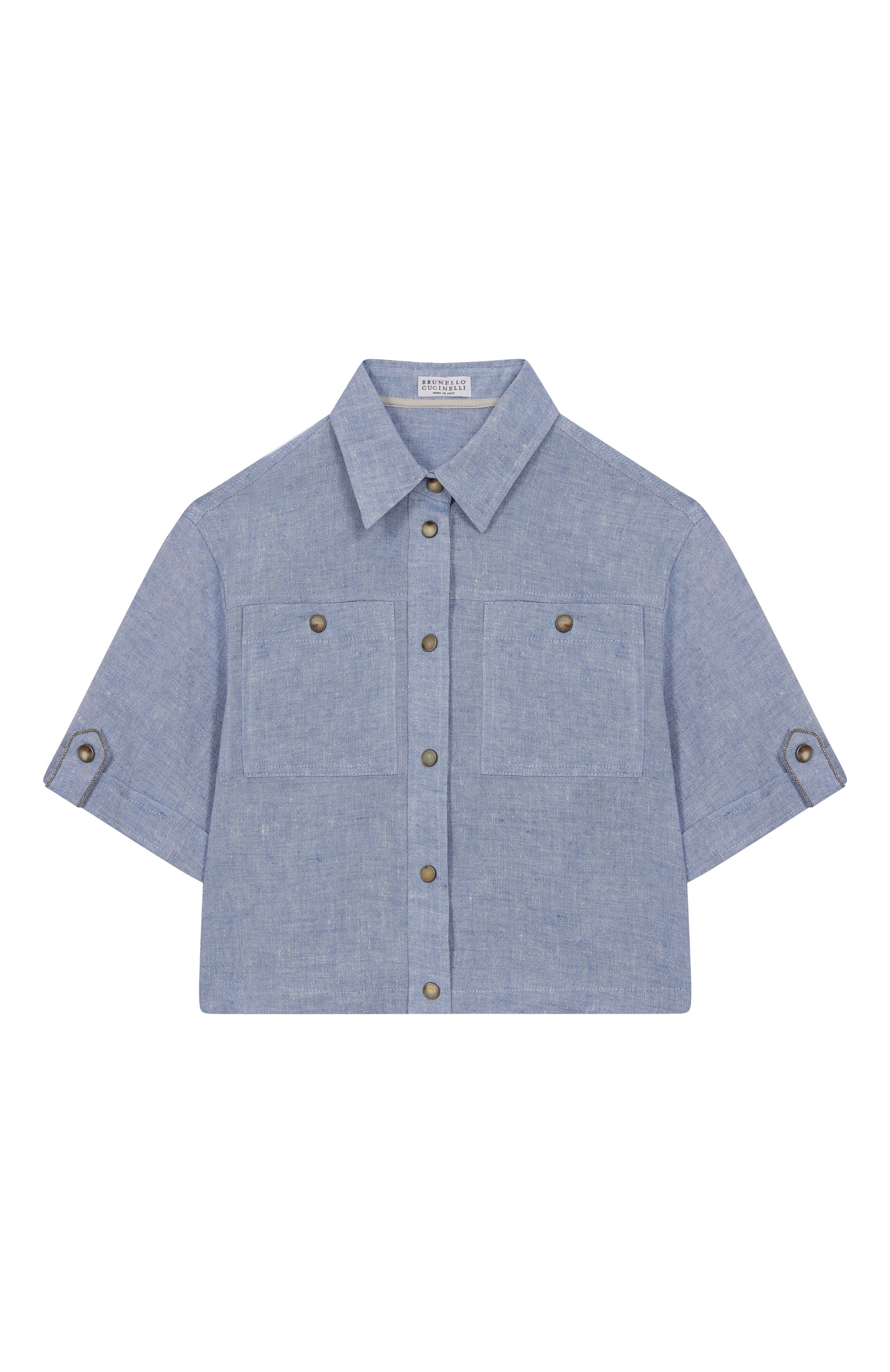Льняная рубашка BRUNELLO CUCINELLI, арт. BH547S024A, фото 1