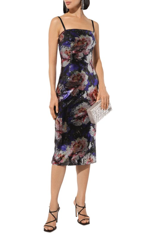 Платье с отделкой пайетками Dolce & Gabbana F6EAVT/FSSKL Фиолетовый  F6EAVT/FSSKL Фото 2
