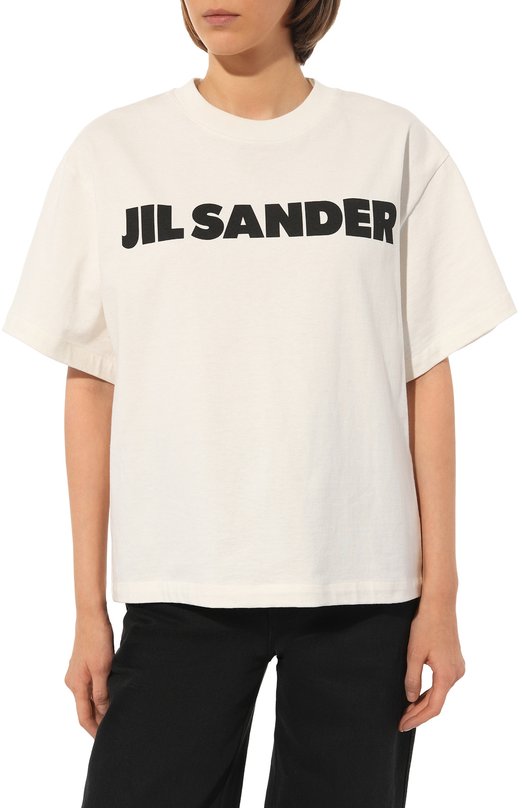 фото Хлопковая футболка jil sander