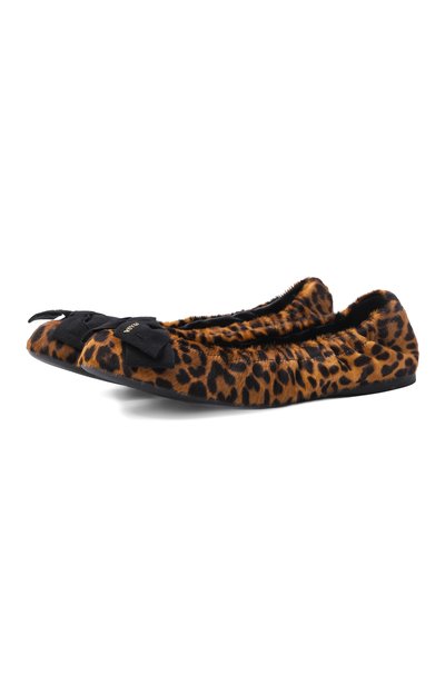 Женские кожаные балетки PRADA, арт. 1F3220/L8H