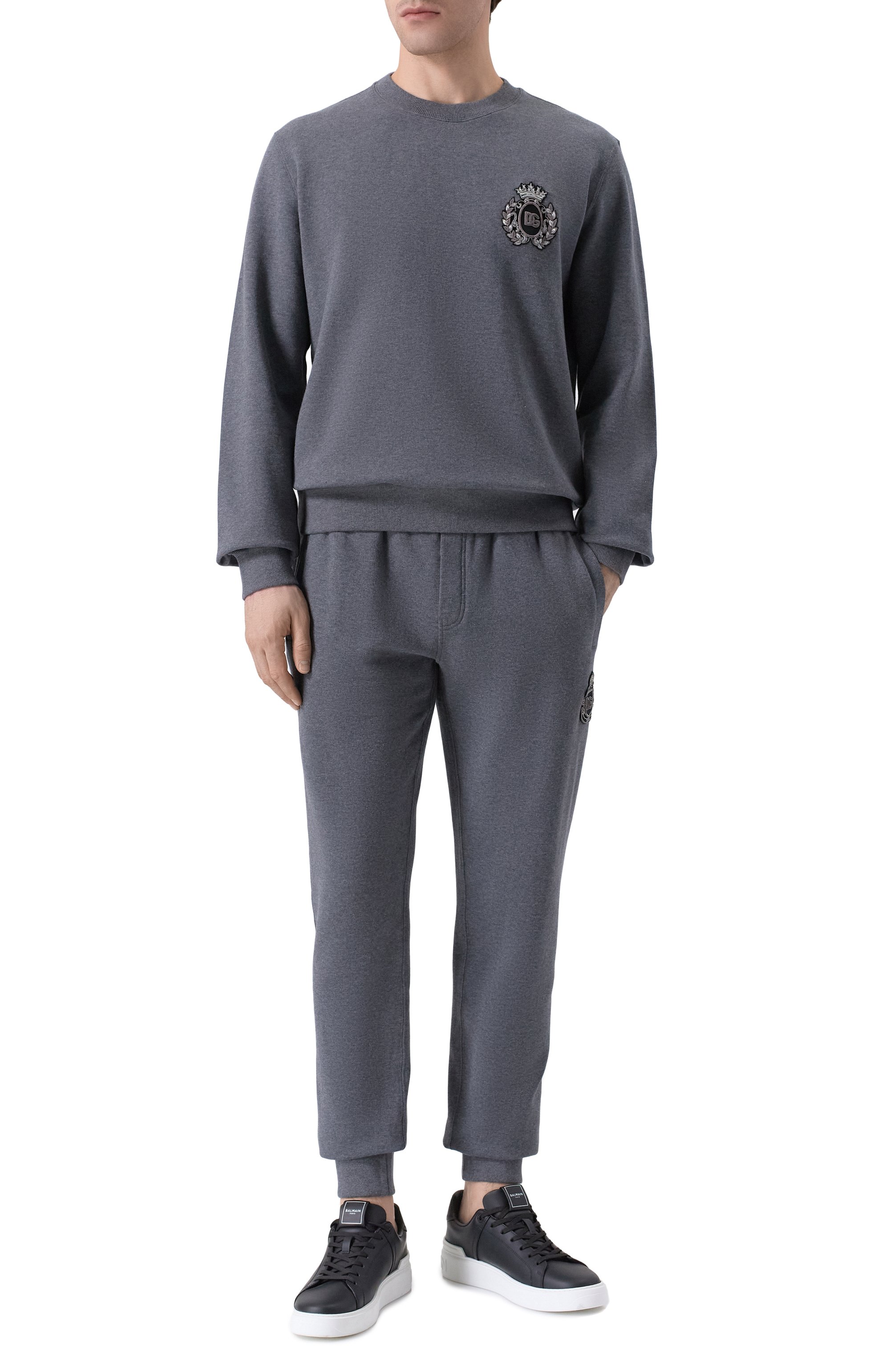 Хлопковые джоггеры DOLCE & GABBANA, арт. GP07TZ/G7PZT, фото 2
