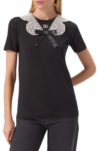 Хлопковая футболка DOLCE & GABBANA, арт. F8V50Z/GDC5S, фото 3