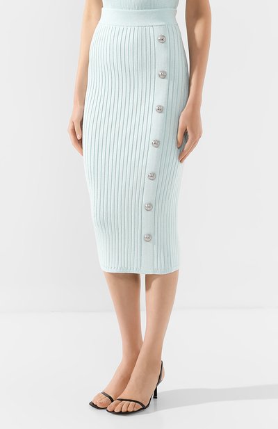 Юбка из вискозы BALMAIN, арт. SF24871/K487, фото 3