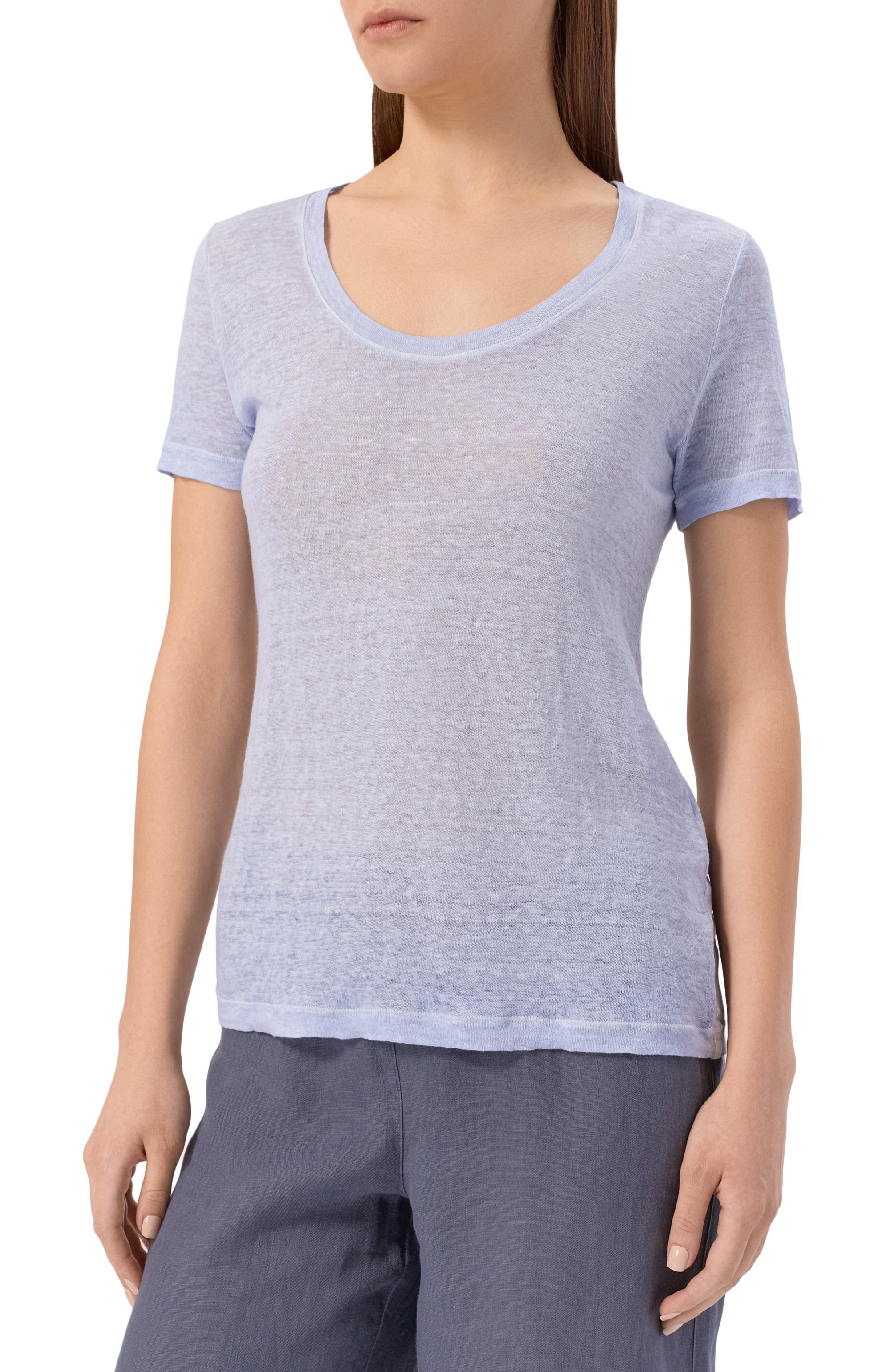 Льняная футболка 120% LINO, арт. 33ALIW7761/000B568, фото 3