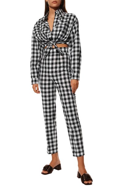 Хлопковые брюки MIU MIU, арт. MP1560-1LTR-F0002, фото 2