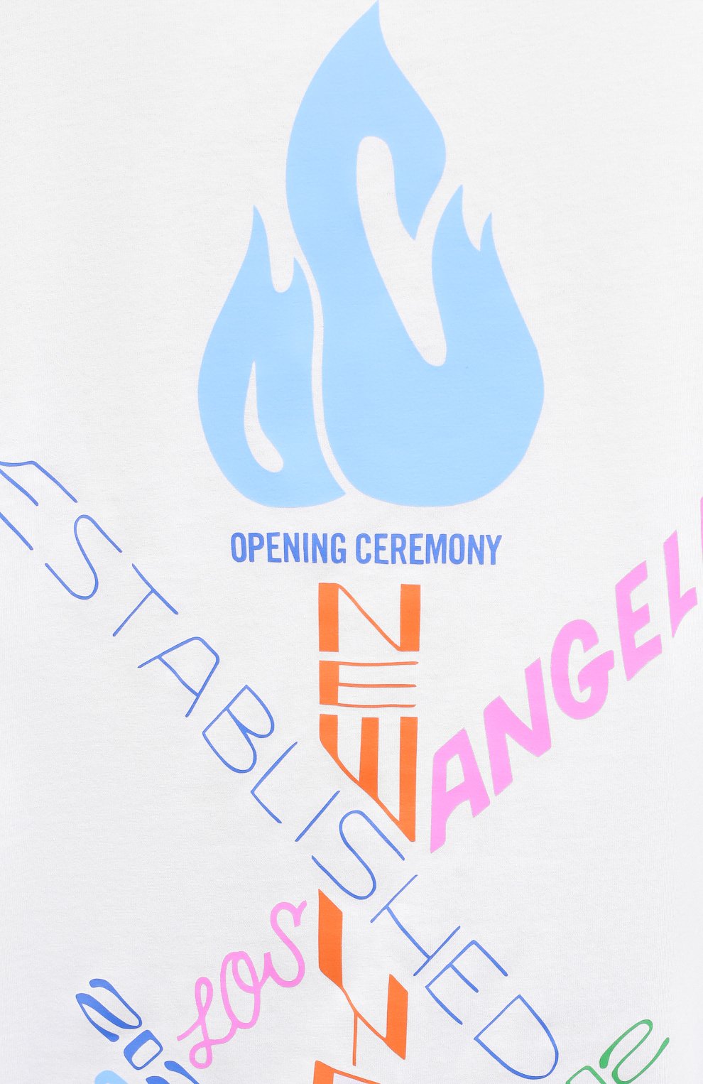 Хлопковая футболка OPENING CEREMONY, арт. YWAA010S21JER002, фото 5