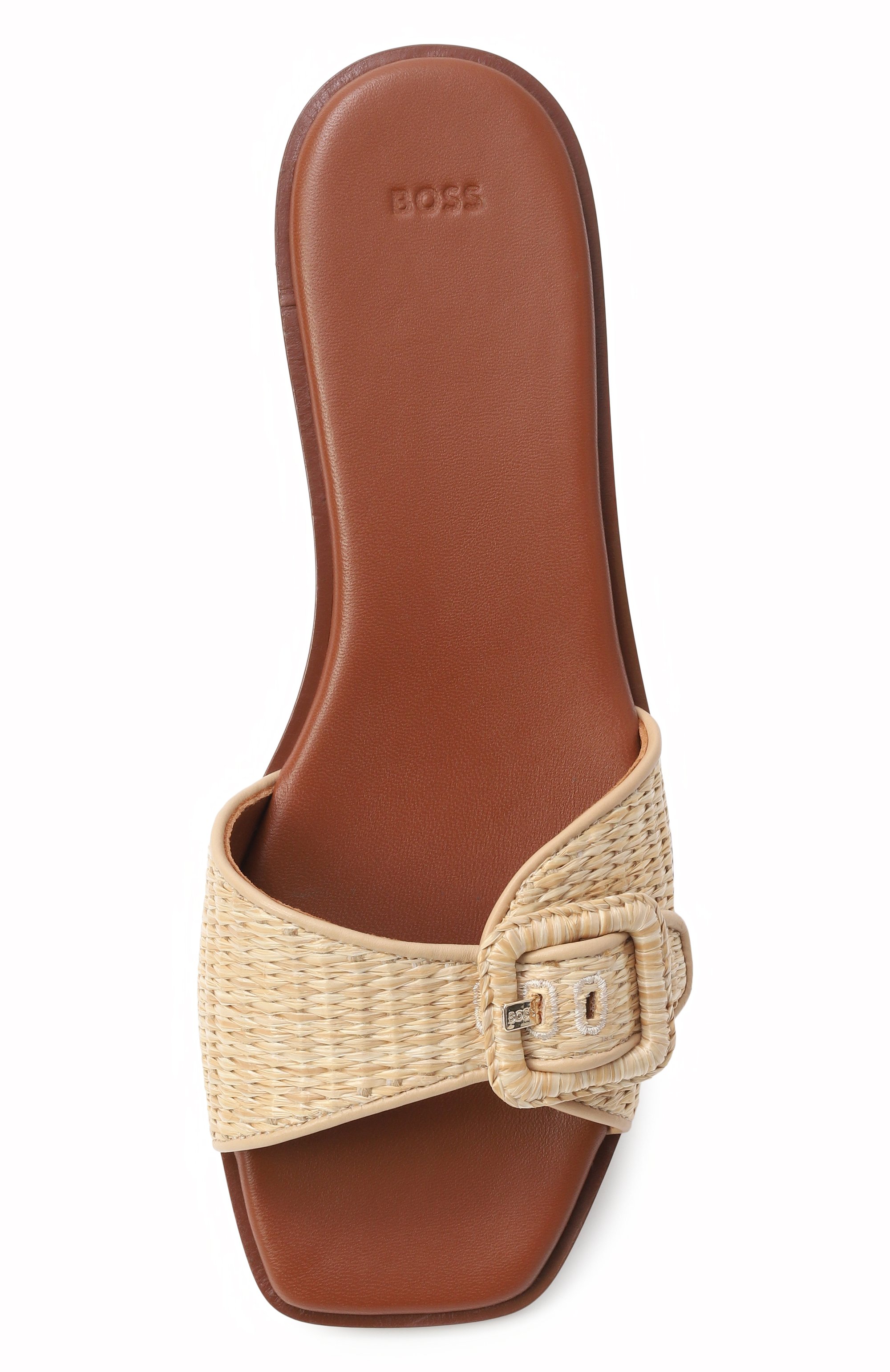 Комбинированные шлепанцы BOSS, арт. 50542223, фото 6