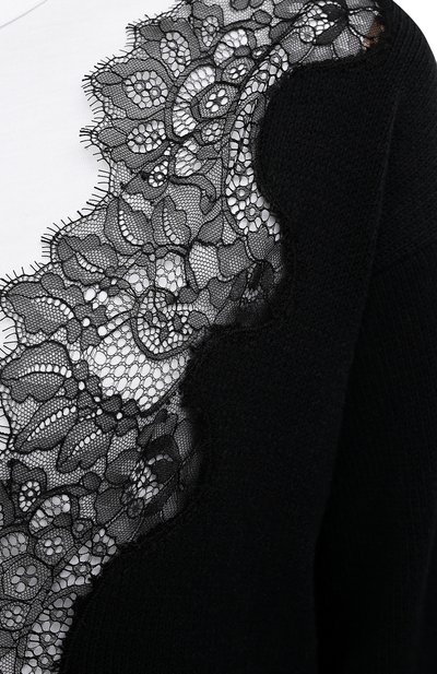 Хлопковый пуловер PHILOSOPHY DI LORENZO SERAFINI черно-белого цвета по цене 45500 руб., арт. A0919/703, фото 5 Хлопковый пуловер PHILOSOPHY DI LORENZO SERAFINI, арт. A0919/703, фото 5