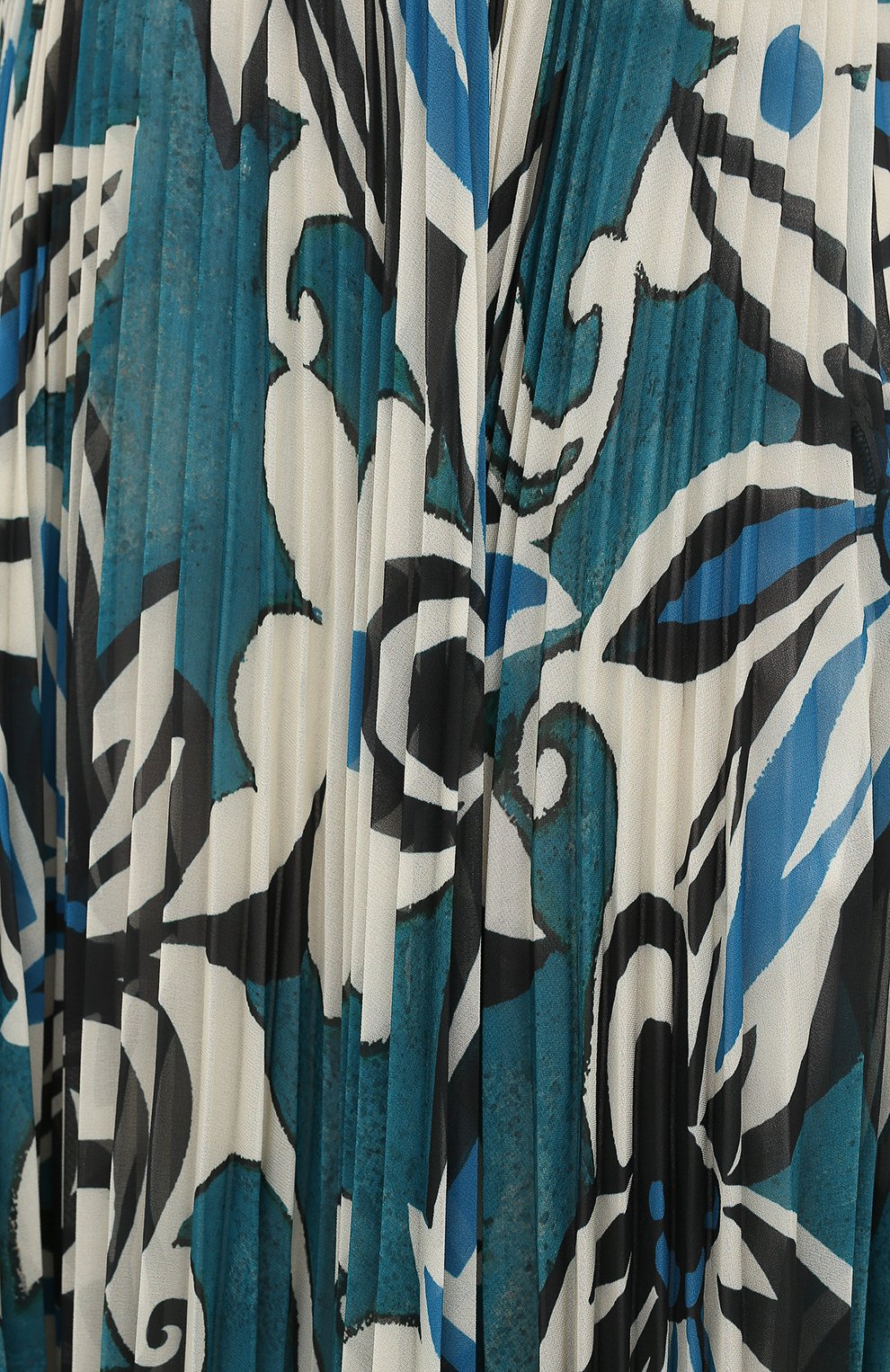 Юбка DRIES VAN NOTEN бирюзового цвета по цене 78150 руб., арт. 202-30830-1062, фото 6 Юбка DRIES VAN NOTEN, арт. 202-30830-1062, фото 6