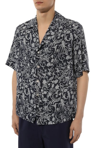 Льняная рубашка KITON, арт. UMC028H08902, фото 3