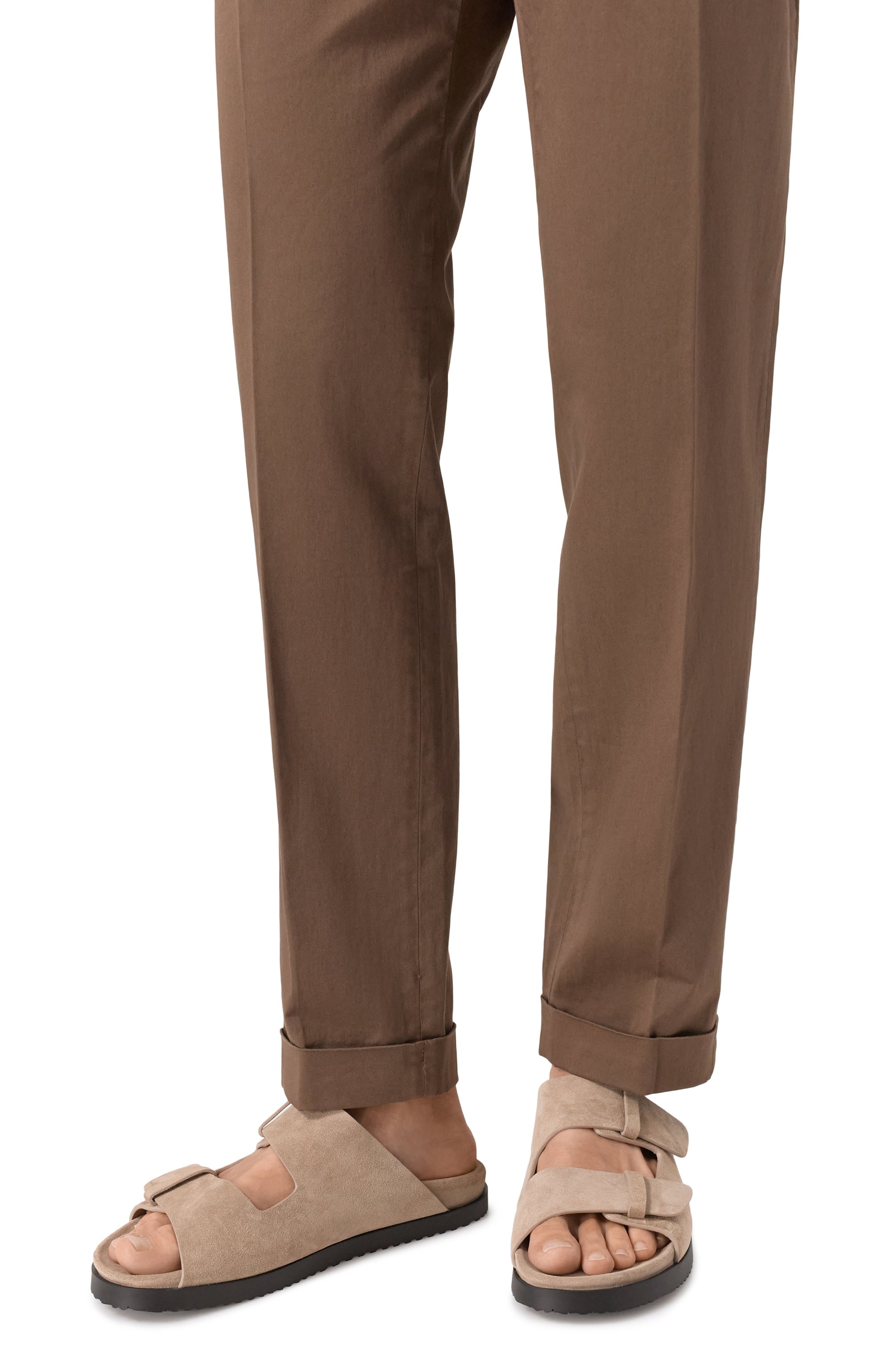 Замшевые шлепанцы DOUCAL'S, арт. DU3297NECKPF772N, фото 3