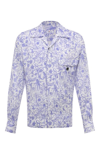 Мужская льняная рубашка KITON, арт. UMC030H08902