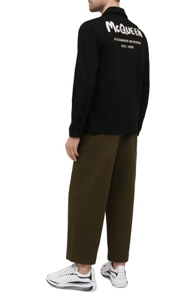 Кожаные кеды oversized ALEXANDER MCQUEEN, арт. 662642/WIA4Q, фото 2