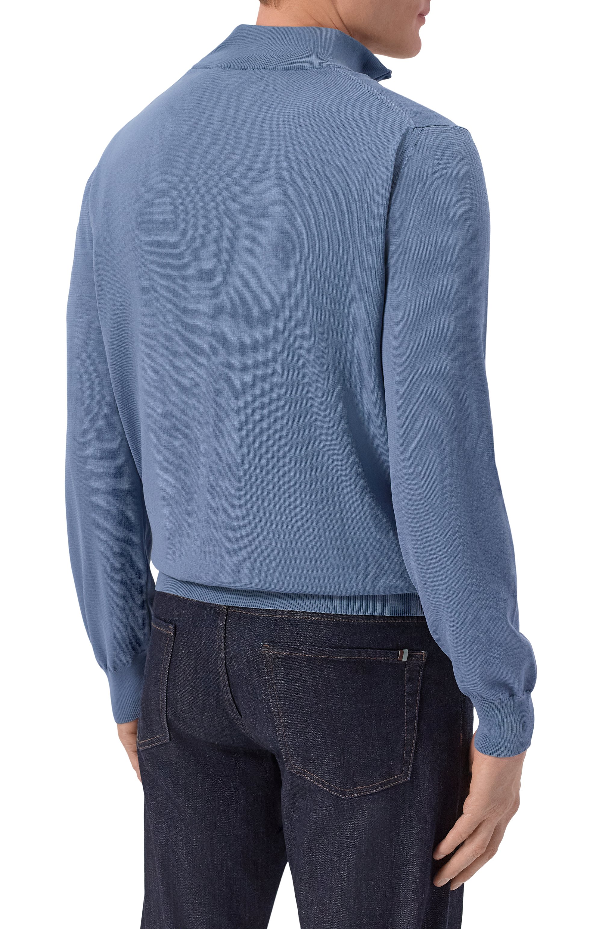 Хлопковый джемпер CANALI, арт. C0015/MK02459, фото 4