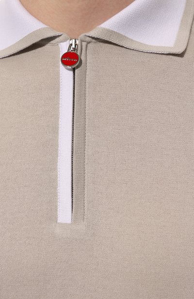 Хлопковое поло KITON, арт. UK571, фото 5