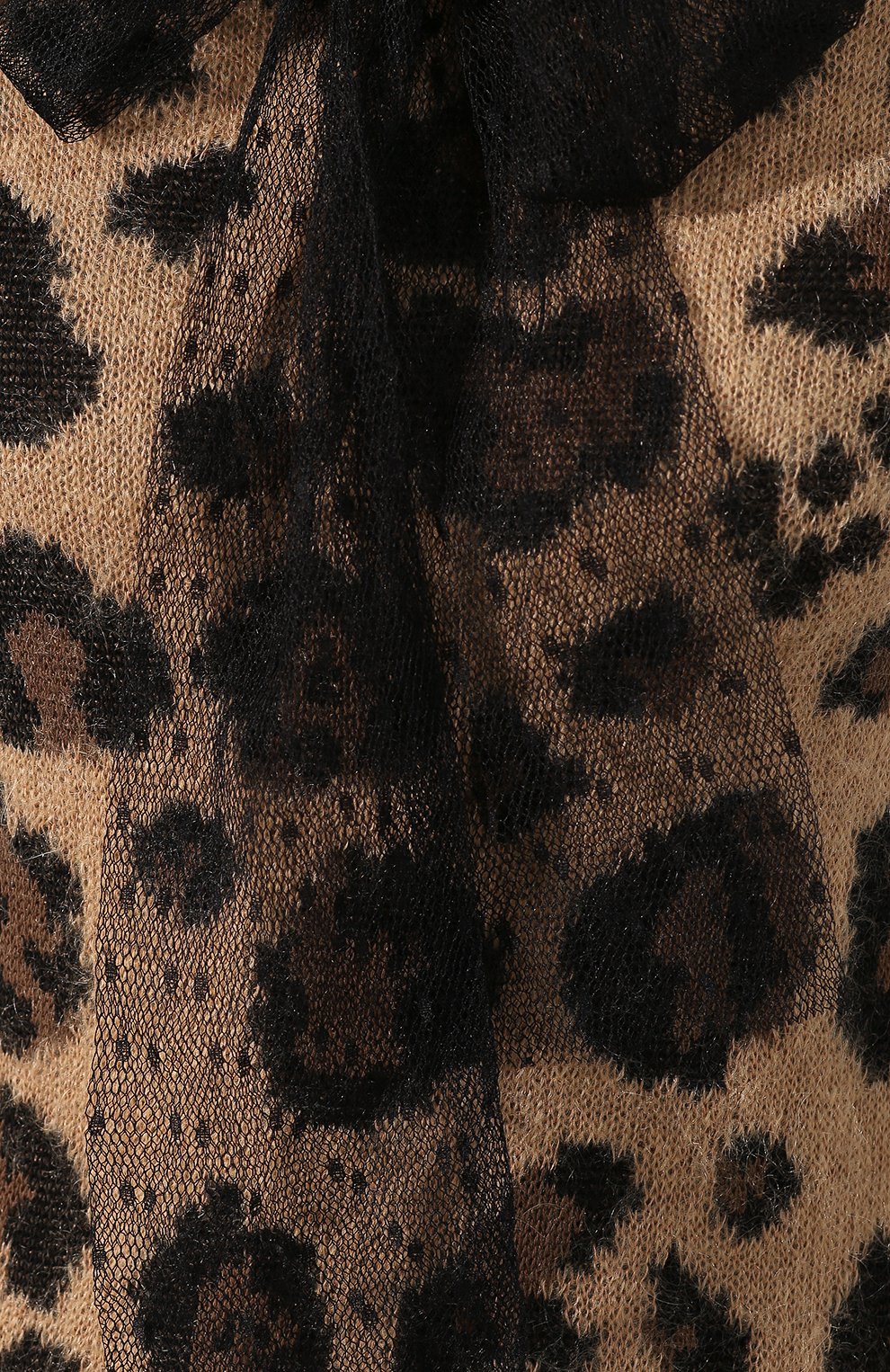 Пуловер REDVALENTINO леопардового цвета по цене 47500 руб., арт. SR0KCB69/4LS, фото 5 Пуловер REDVALENTINO, арт. SR0KCB69/4LS, фото 5