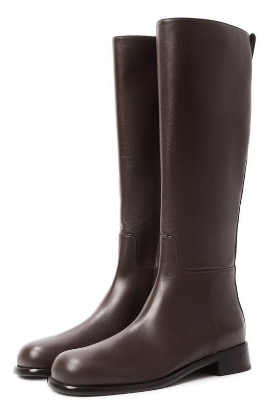 Кожаные сапоги Avenue 25 Sergio Rossi B15630/MMVN13 Коричневый B15630/MMVN13