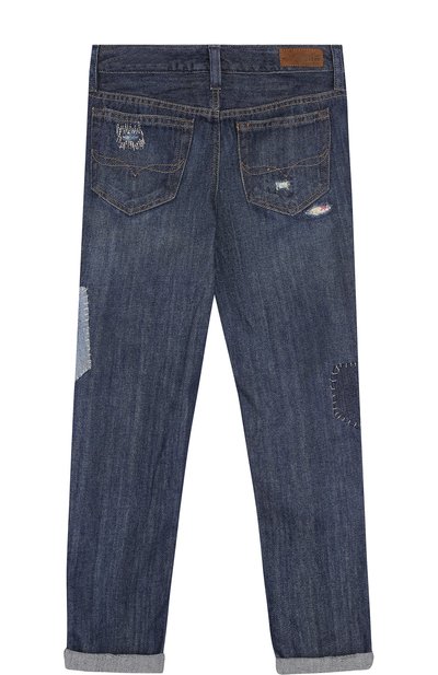 Джинсы с декоративными потертостями и аппликациями POLO RALPH LAUREN, арт. 313670896, фото 2