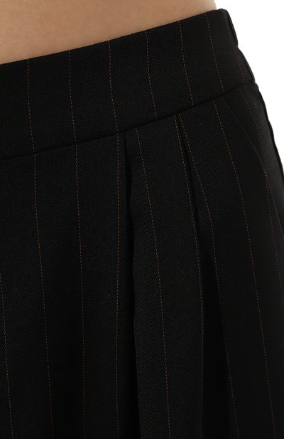 Шерстяные брюки AKHMADULLINA черного цвета по цене 59900 руб., арт. 1224.3B006/W977, фото 5 Шерстяные брюки AKHMADULLINA, арт. 1224.3B006/W977, фото 5