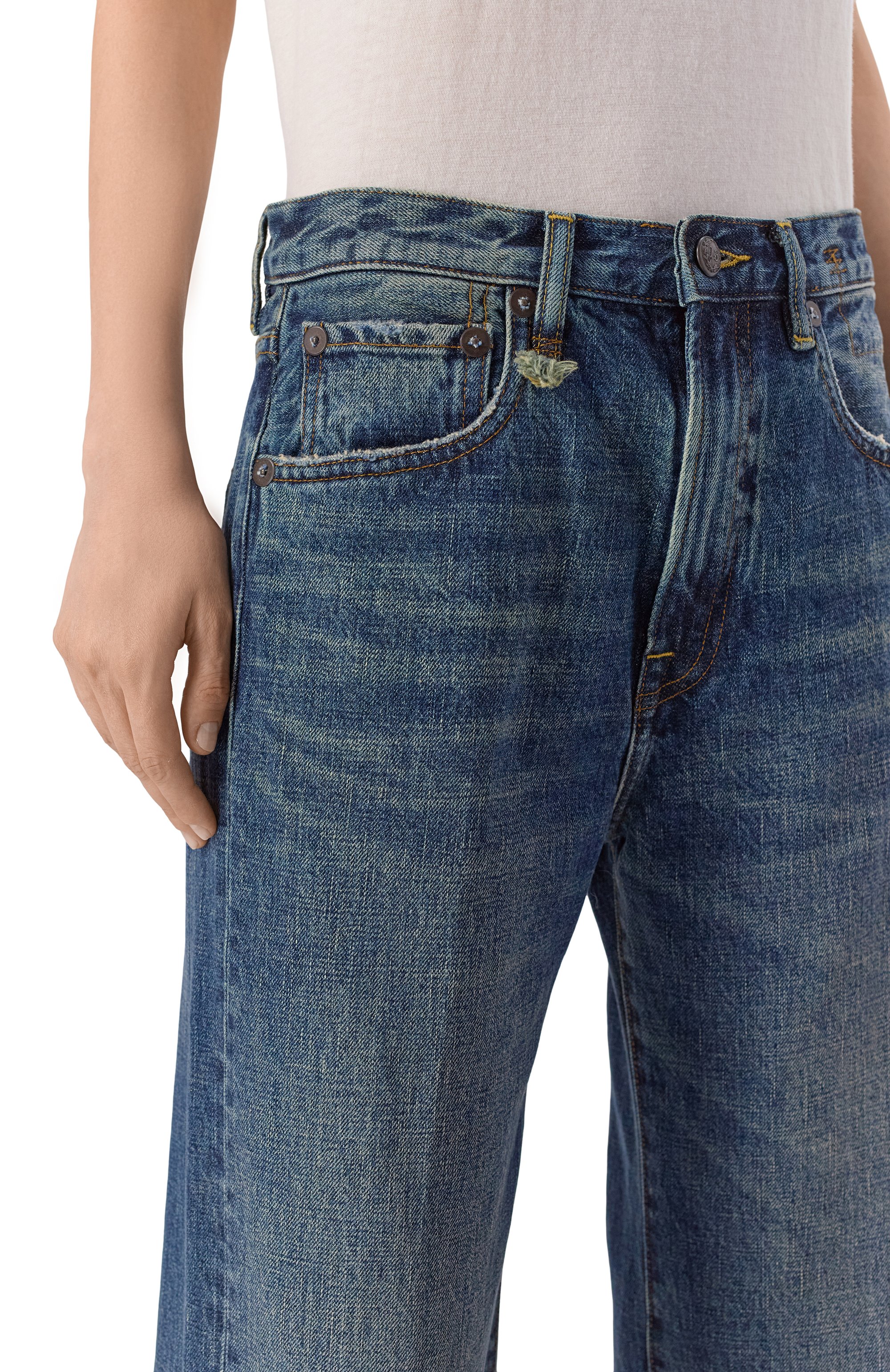 Джинсы charlotte R13, арт. R13WD188-D377B, фото 5