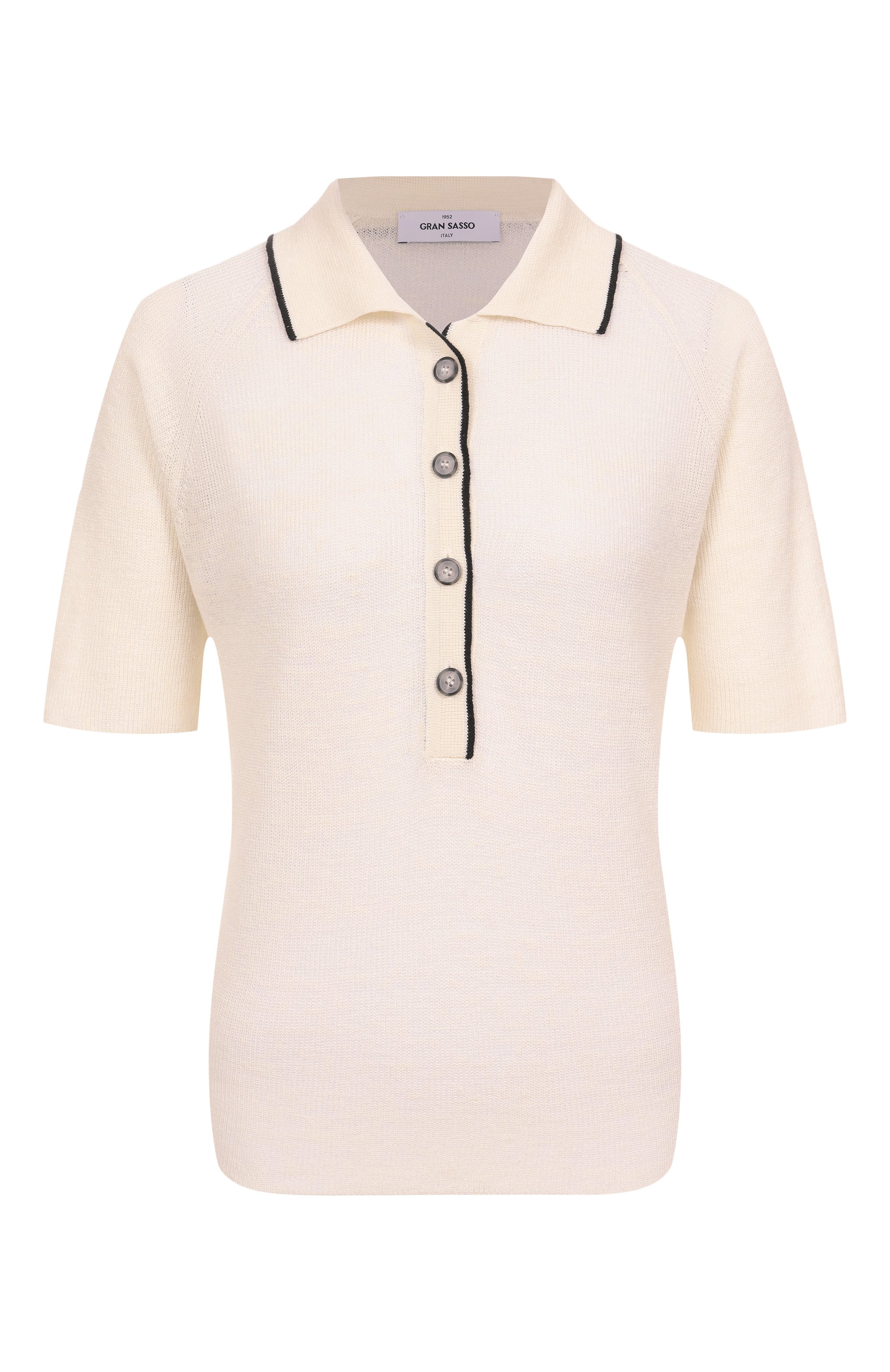 Льняное поло GRAN SASSO, арт. 57240/24840, фото 1