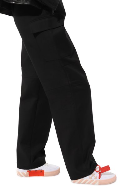 Текстильные кеды vulcanized OFF-WHITE, арт. OWIA272S23FAB0020134, фото 3