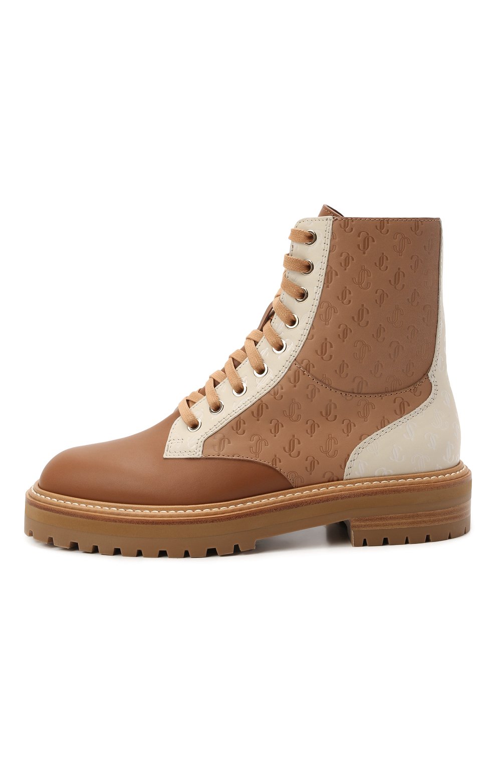Кожаные ботинки cora JIMMY CHOO, арт. C0RA FLAT/HXC, фото 3