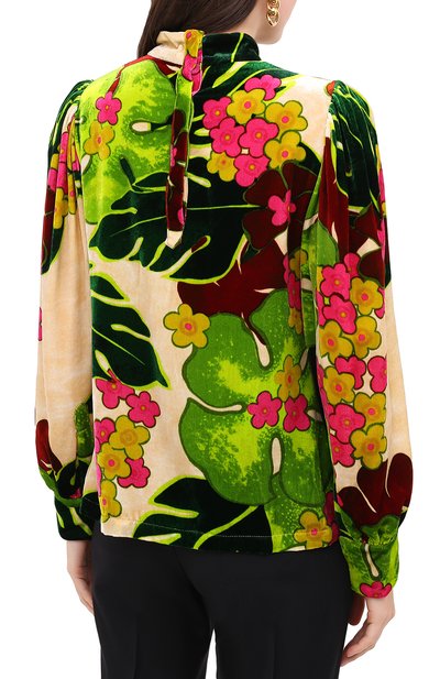 Блузка из вискозы и шелка DRIES VAN NOTEN, арт. 202-30790-1009, фото 5
