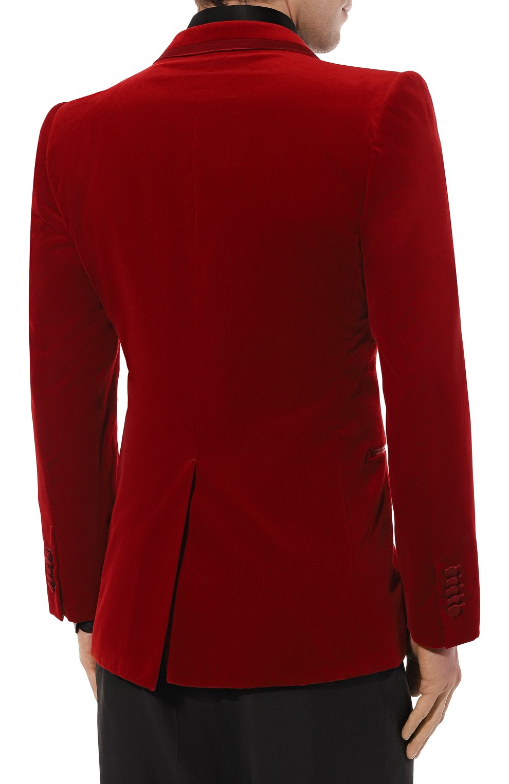 Хлопковый пиджак GUCCI красного цвета по цене 374400 руб., арт. 681059 Z4716, фото 4 Хлопковый пиджак GUCCI, арт. 681059 Z4716, фото 4