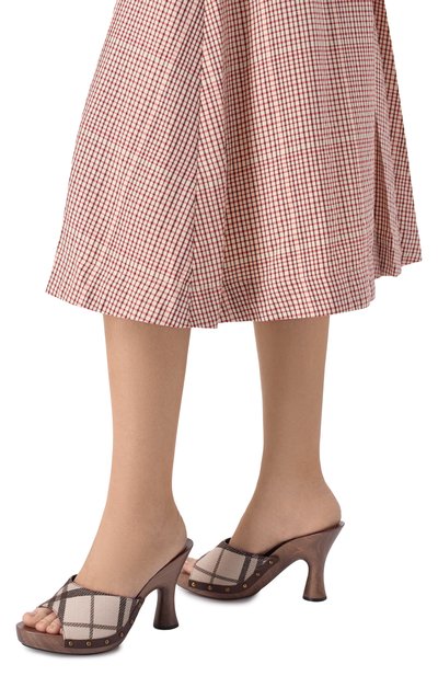 Женские текстильные мюли potter BURBERRY, арт. 8119247