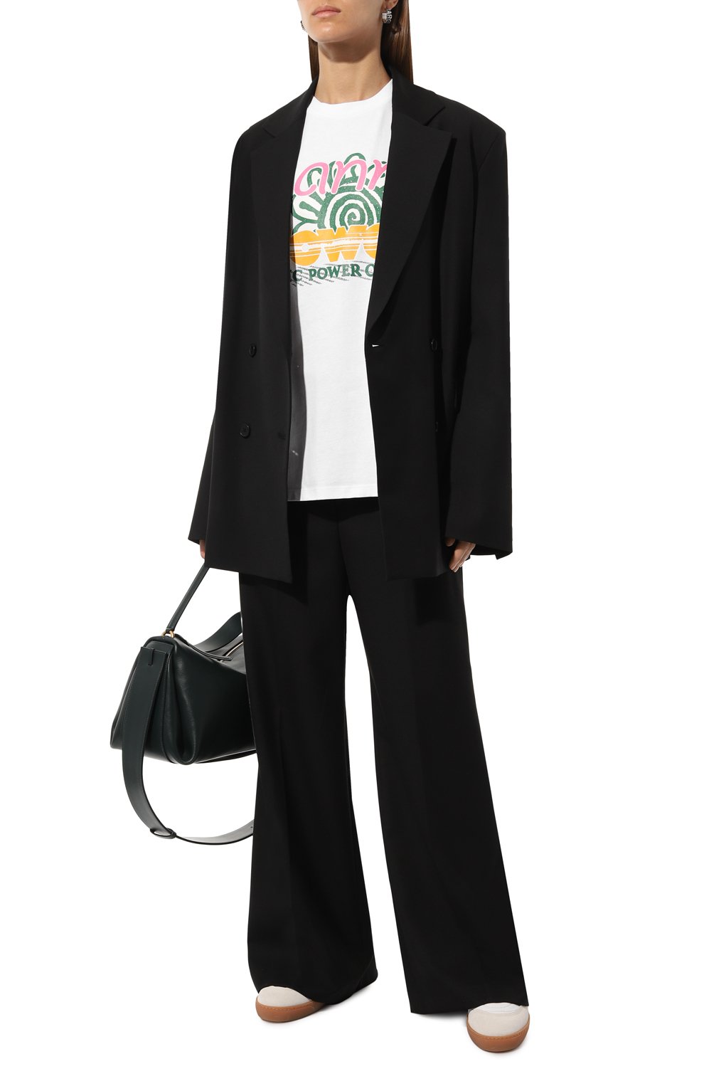 Хлопковая футболка GANNI, арт. T3790, фото 2