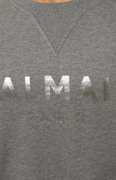 Хлопковый свитшот BALMAIN, арт. WH1JQ005/B122, фото 5
