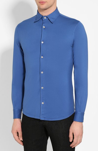 Хлопковая рубашка FEDELI, арт. 3UED0119, фото 3