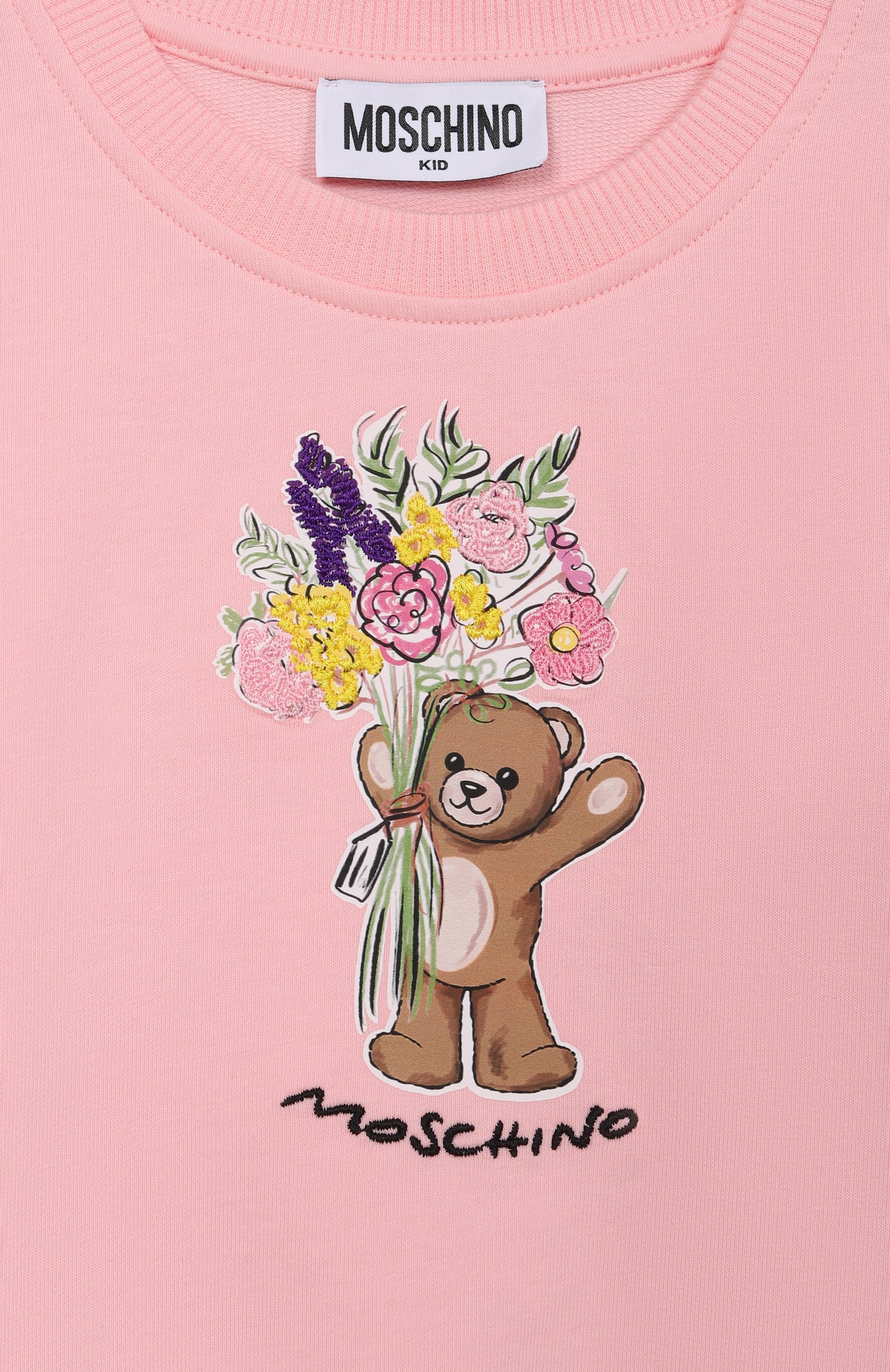 Хлопковый свитшот MOSCHINO, арт. HLF02M/LDA00_001, фото 3